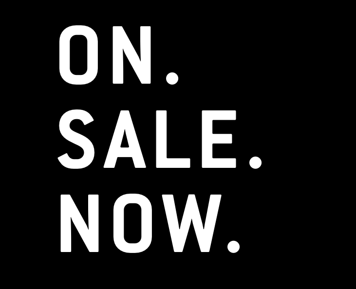 On sale now