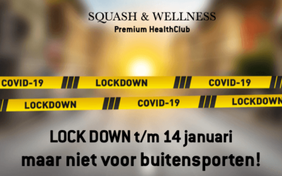 Harde Lockdown tot 14 januari maar buitensporten mág nog !