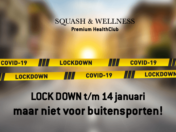 Harde Lockdown tot 14 januari maar buitensporten mág nog !